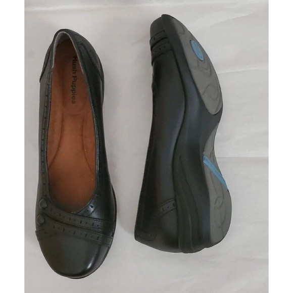 Mocassins Femme Hush Puppies Verity Slip-On – Confort Quotidien Cuir Souple – Talon 20 Mm & Semelle Flexible
